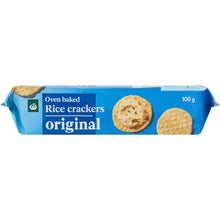 Woolworths Original Rice Crackers 100g