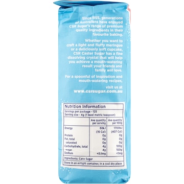 CSR Caster Sugar 500g