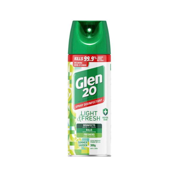GLEN 20 DISINFECTANT SPRAY SUMMER GARDEN 300 GRAM