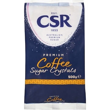 CSR Raw Sugar Coffee Crystals 500g
