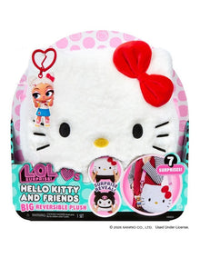 L.O.L. Surprise Loves Hello Kitty & Friends BIG Reversible Plush Asst