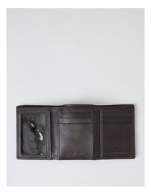 Trifold Wallet in Dark Tan