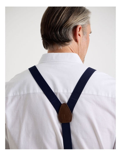 Adjustable Braces in Box in Navy
