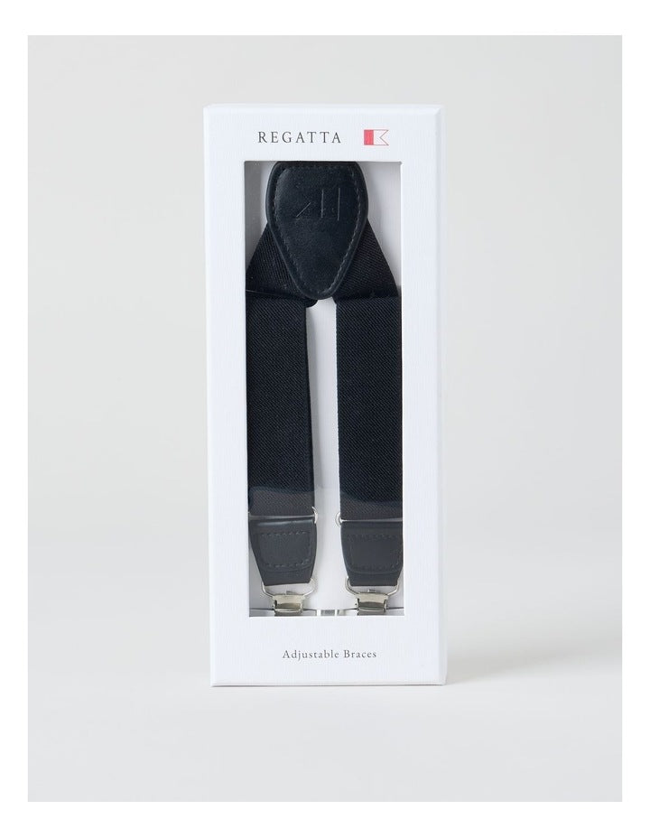 Adjustable Braces in Box in Black