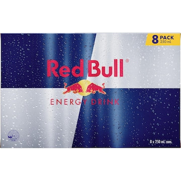 Red Bull Energy Drink Cans 250mL x 8 pack