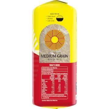 Sunrice Australian White Rice Medium Grain 2kg