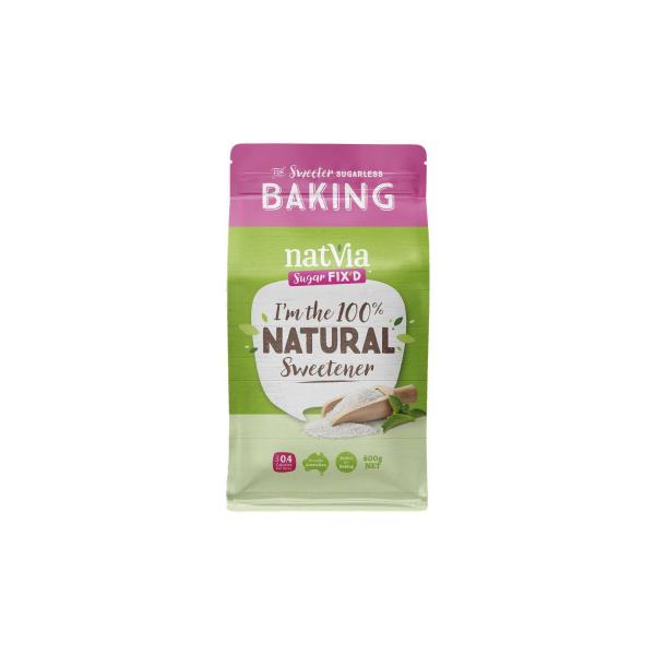 NATVIA NATURAL SWEETENER ORGANIC BAKING POUCH 600G