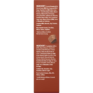 Nice & Natural Roasted Nut Bars Milk Choc 6 pack