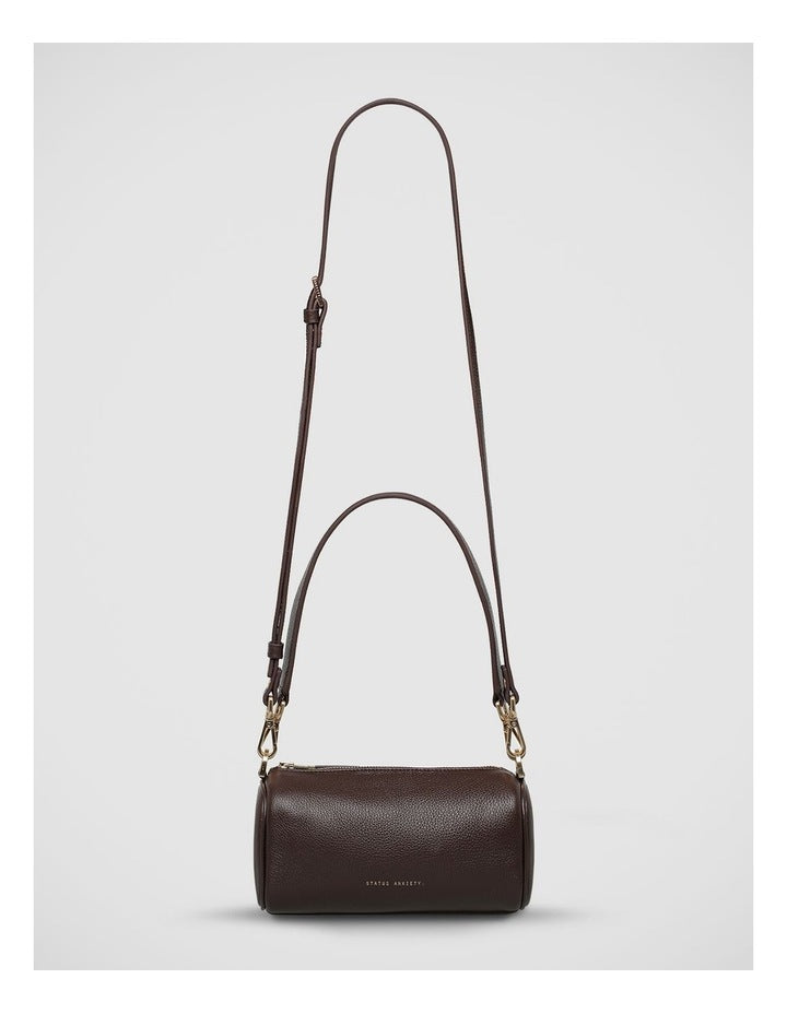 Sunblind Shoulder Bag in Cocoa/Brushed Gold