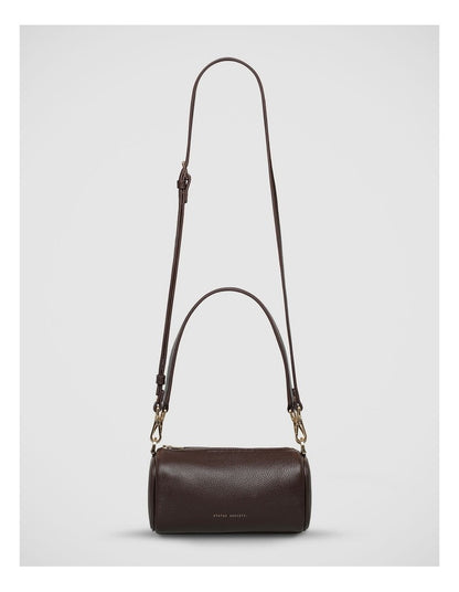 Sunblind Shoulder Bag in Cocoa/Brushed Gold