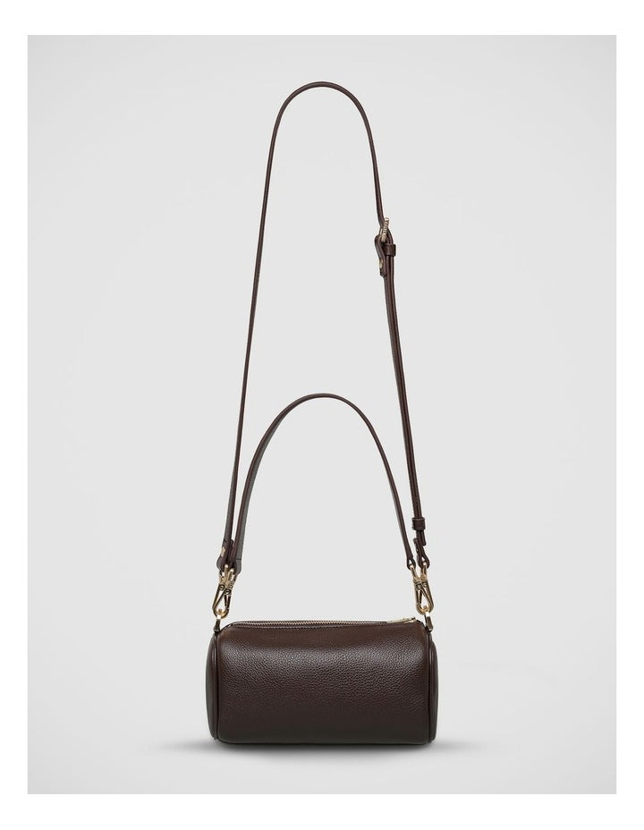Sunblind Shoulder Bag in Cocoa/Brushed Gold