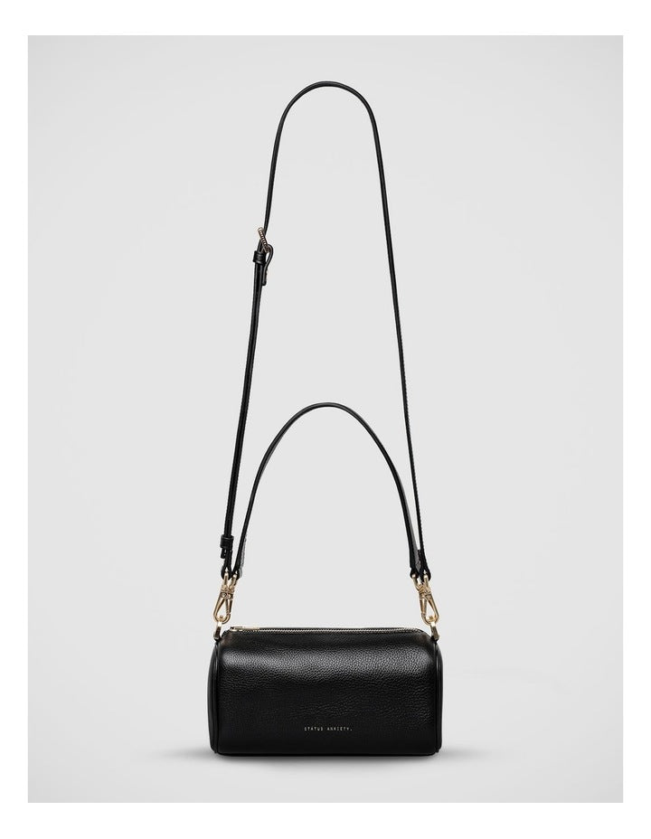Sunblind Shoulder Bag in Black/Brushed Gold