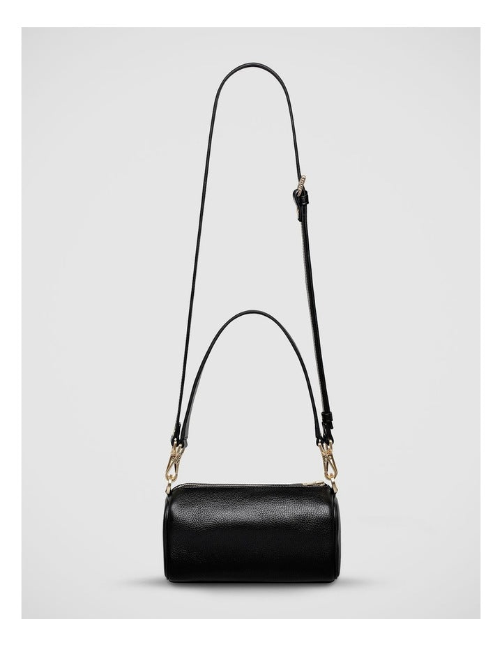 Sunblind Shoulder Bag in Black/Brushed Gold