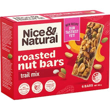 Nice & Natural Roasted Nut Bars Trail Mix 6 pack