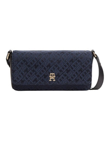 Jacquard Crossbody Bag in Blue
