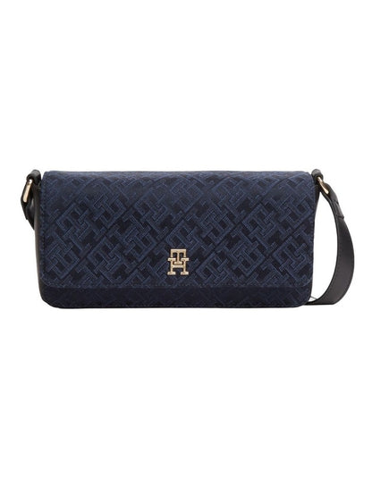 Jacquard Crossbody Bag in Blue