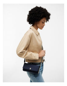 Jacquard Crossbody Bag in Blue