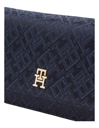 Jacquard Crossbody Bag in Blue
