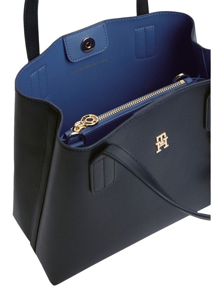 Icon Mini Satchel Bag in Space Blue