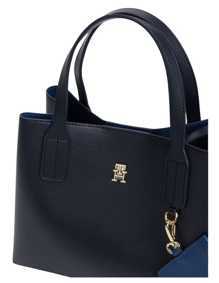 Icon Mini Satchel Bag in Space Blue
