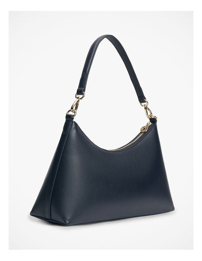 Hilfiger Icon Pebble Grain Shoulder Bag in Navy