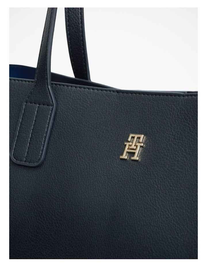 Hilfiger Icon TH Monogram Tote Bag in Navy