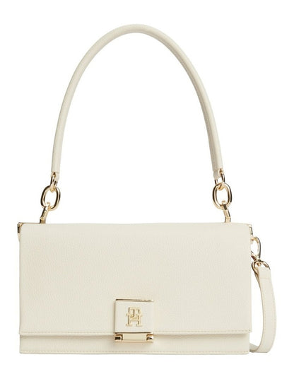 Global Stripe TH Monogram Crossbody Bag in Cream