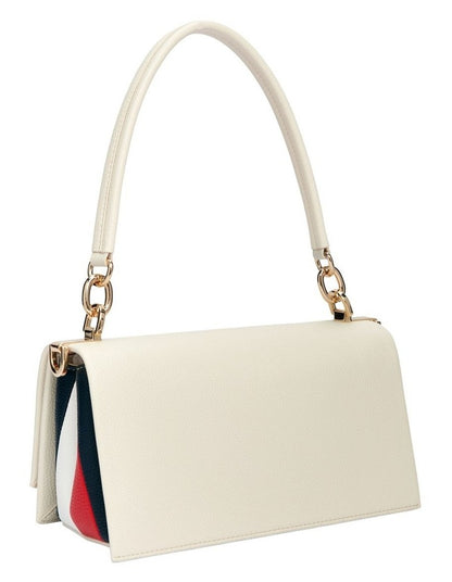 Global Stripe TH Monogram Crossbody Bag in Cream