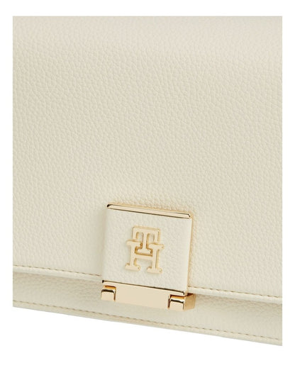 Global Stripe TH Monogram Crossbody Bag in Cream
