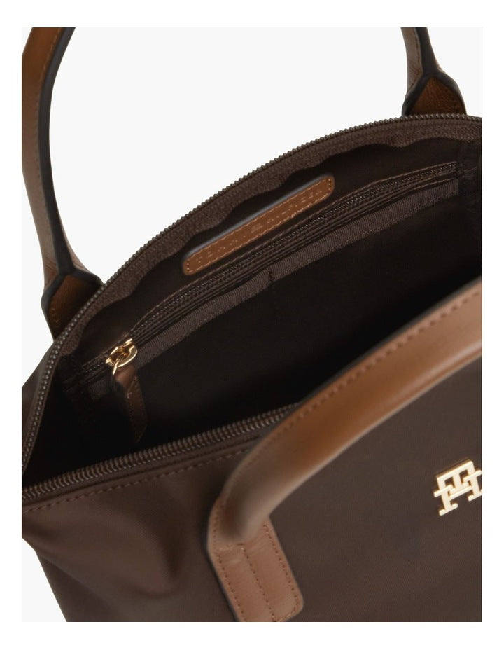 Popette Crossbody Tote Bag in Brown