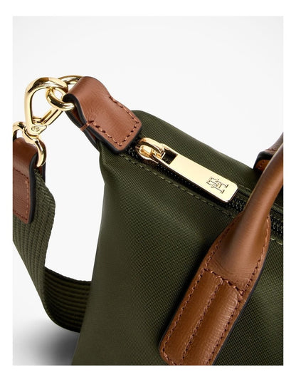 Popette Crossbody Tote Bag in Green
