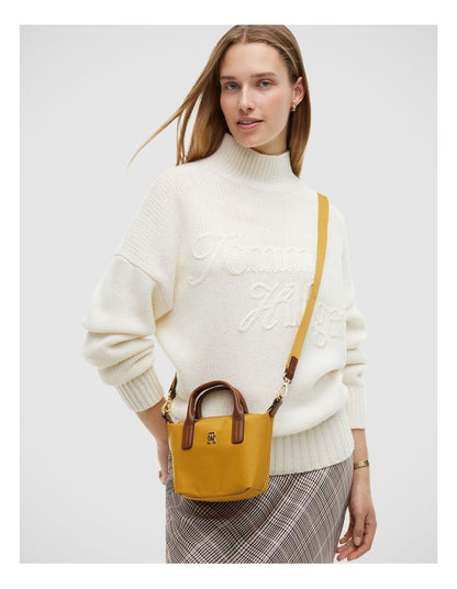 Popette Crossbody Tote Bag in Gold