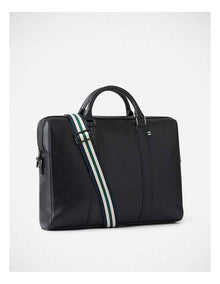 Colin Leather Briefcase in Black