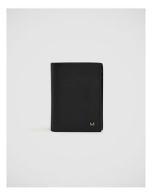Hayden Leather Bi-Fold Wallet in Black