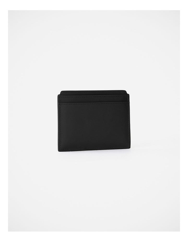 Hayden Leather Cardholder in Black