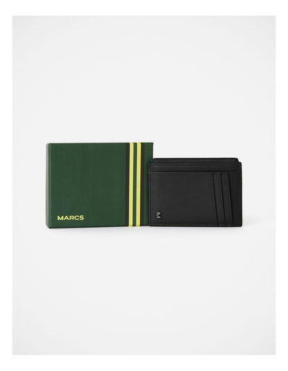 Hayden Leather Cardholder in Black
