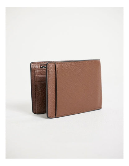 Dane Leather Bi-Fold Wallet in Tan