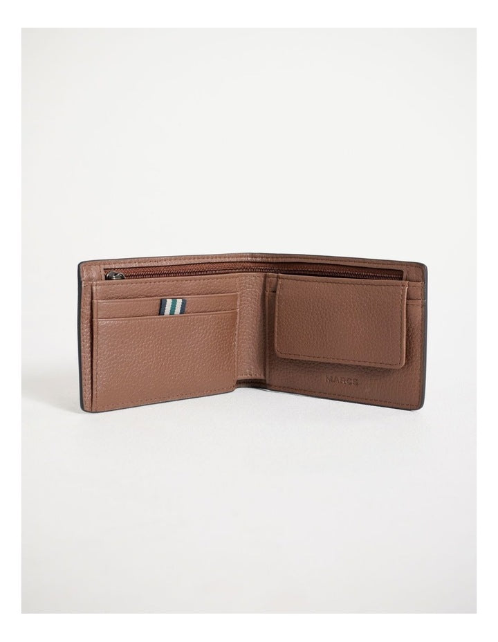 Dane Leather Bi-Fold Wallet in Tan