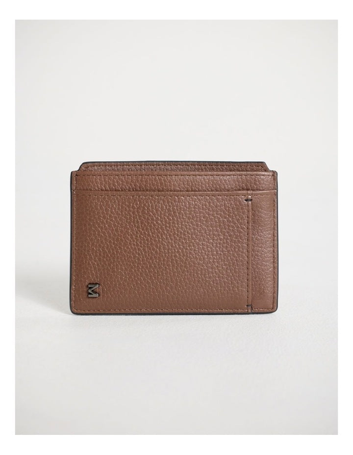 Dane Leather Cardholder in Tan