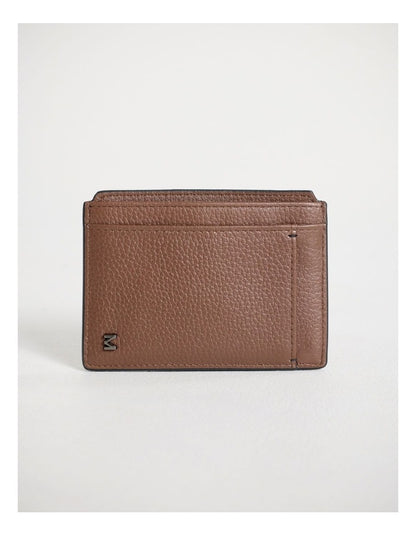 Dane Leather Cardholder in Tan