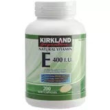 Kirkland Signature Natural Vitamin E 400 IU 200 Softgels