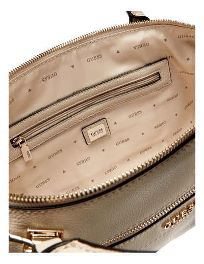 Antonia Small Satchel Bag in Bone
