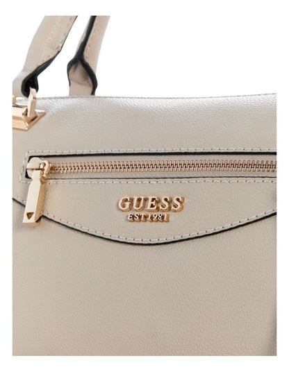 Antonia Small Satchel Bag in Bone