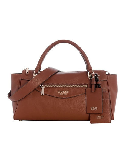 Antonia Small Satchel Bag in Cognac