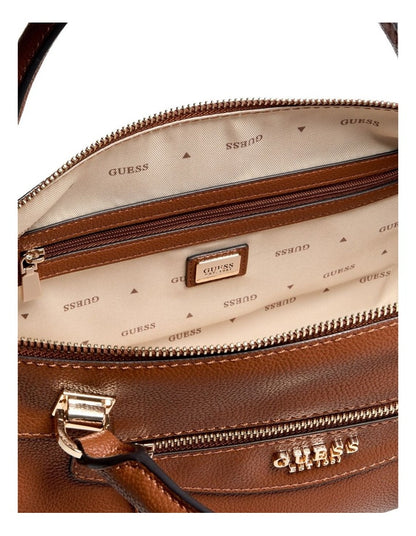 Antonia Small Satchel Bag in Cognac