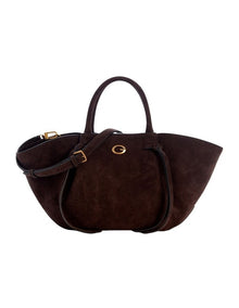 Allegra Girlfriend Satchel Bag in Espresso