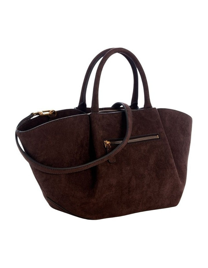 Allegra Girlfriend Satchel Bag in Espresso