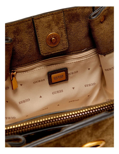 Allegra Girlfriend Satchel Bag in Olive