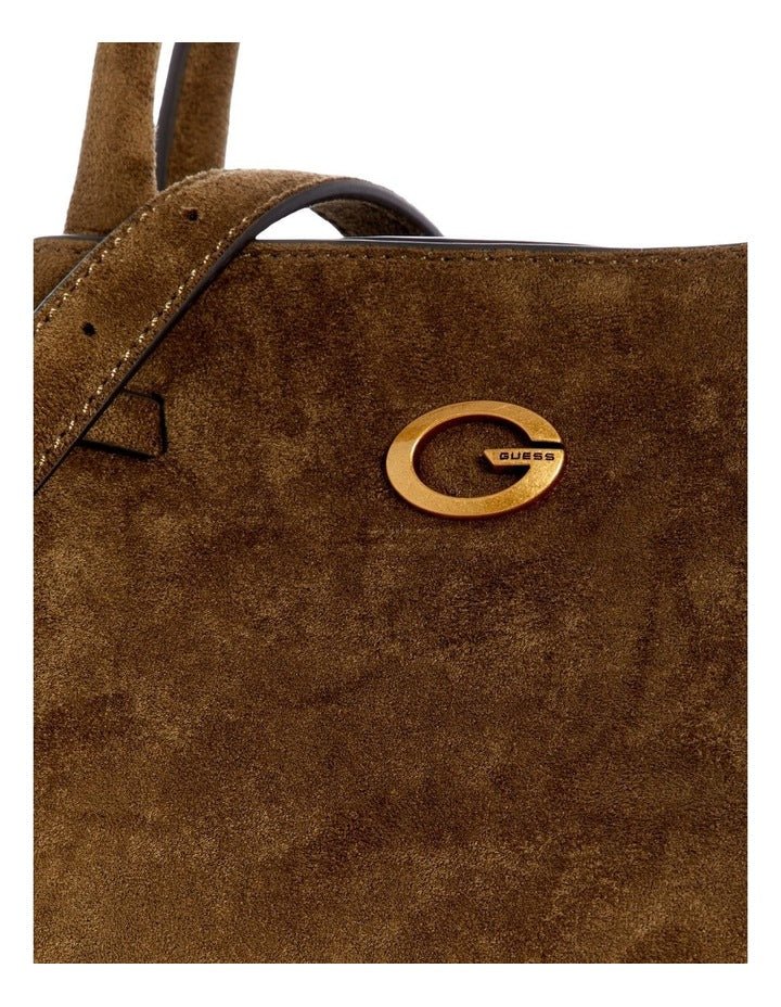 Allegra Girlfriend Satchel Bag in Olive