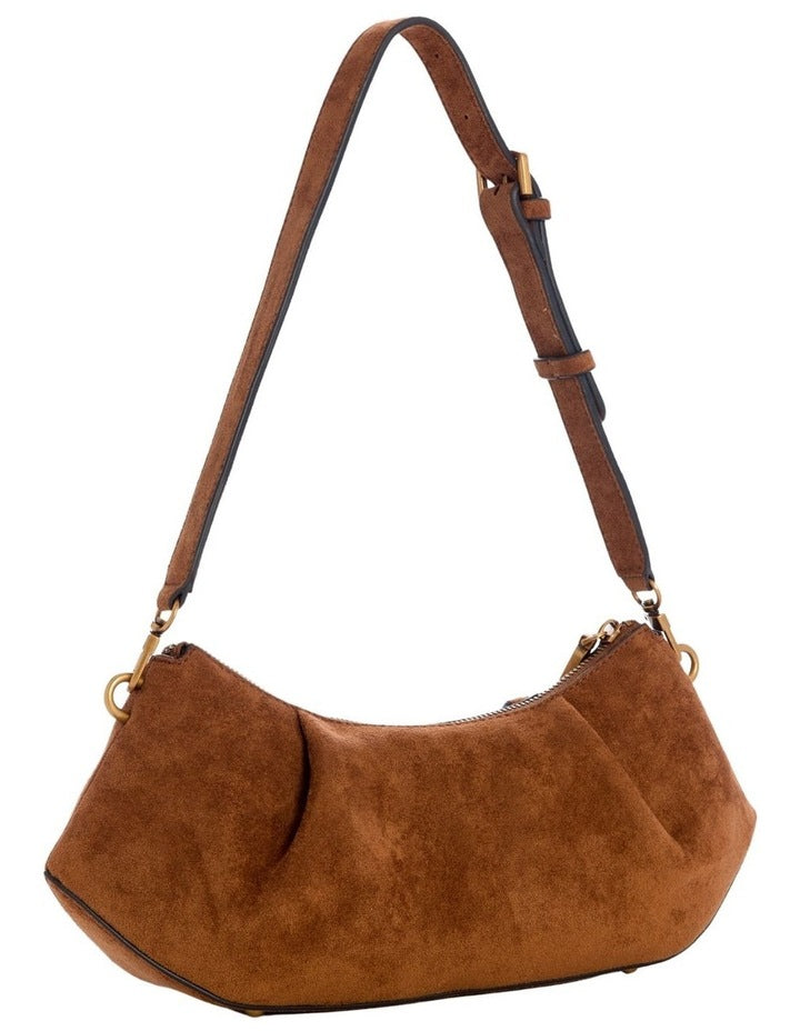 Allegra Shoulder Bag in Cognac